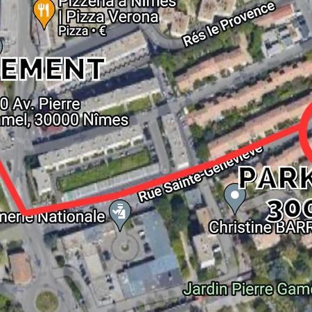 Splendide Studio Moderne - Proche Centre - Laverie Nimes Luaran gambar