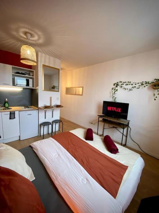 Splendide Studio Moderne - Proche Centre - Laverie Nimes Luaran gambar